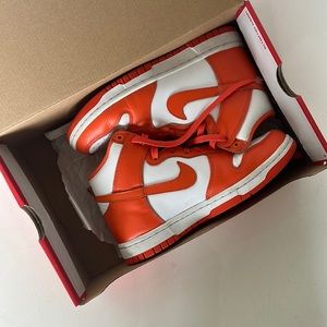 PRE-OWNED W DUNK HIGH 🧡🧡🧡 6.5
